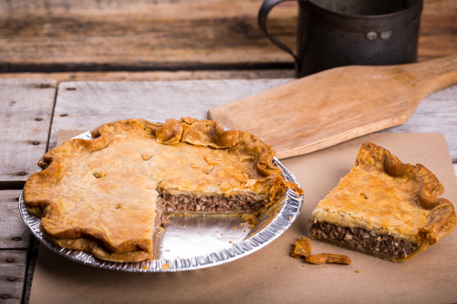 Tourtière au boeuf non cuite congelée Marché des Fermes Lufa